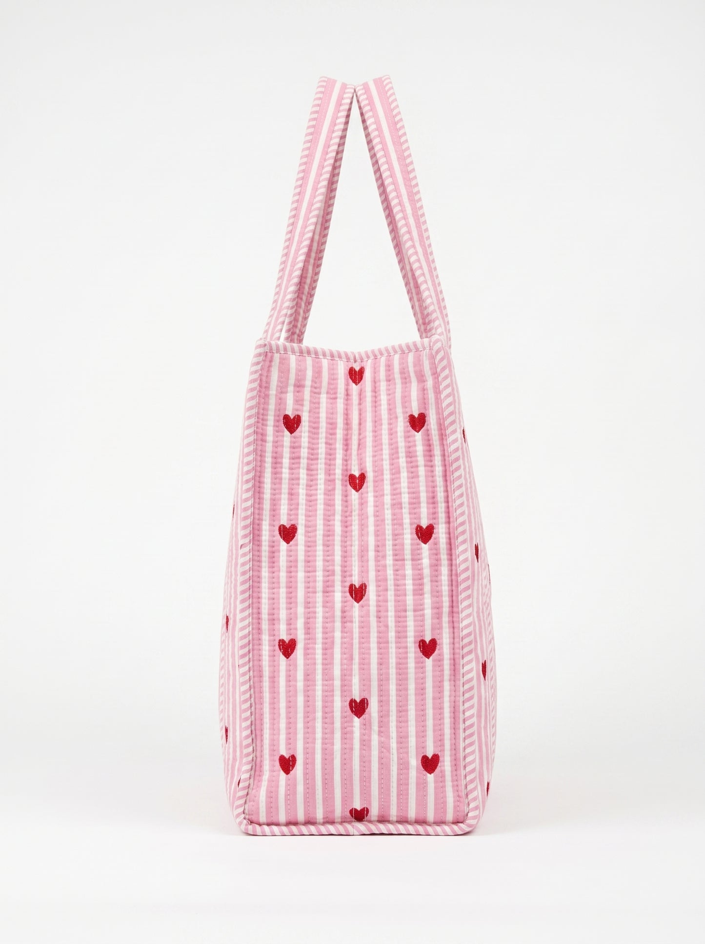 Baby Pink heart-2 – Wander Tote Bag 18x18