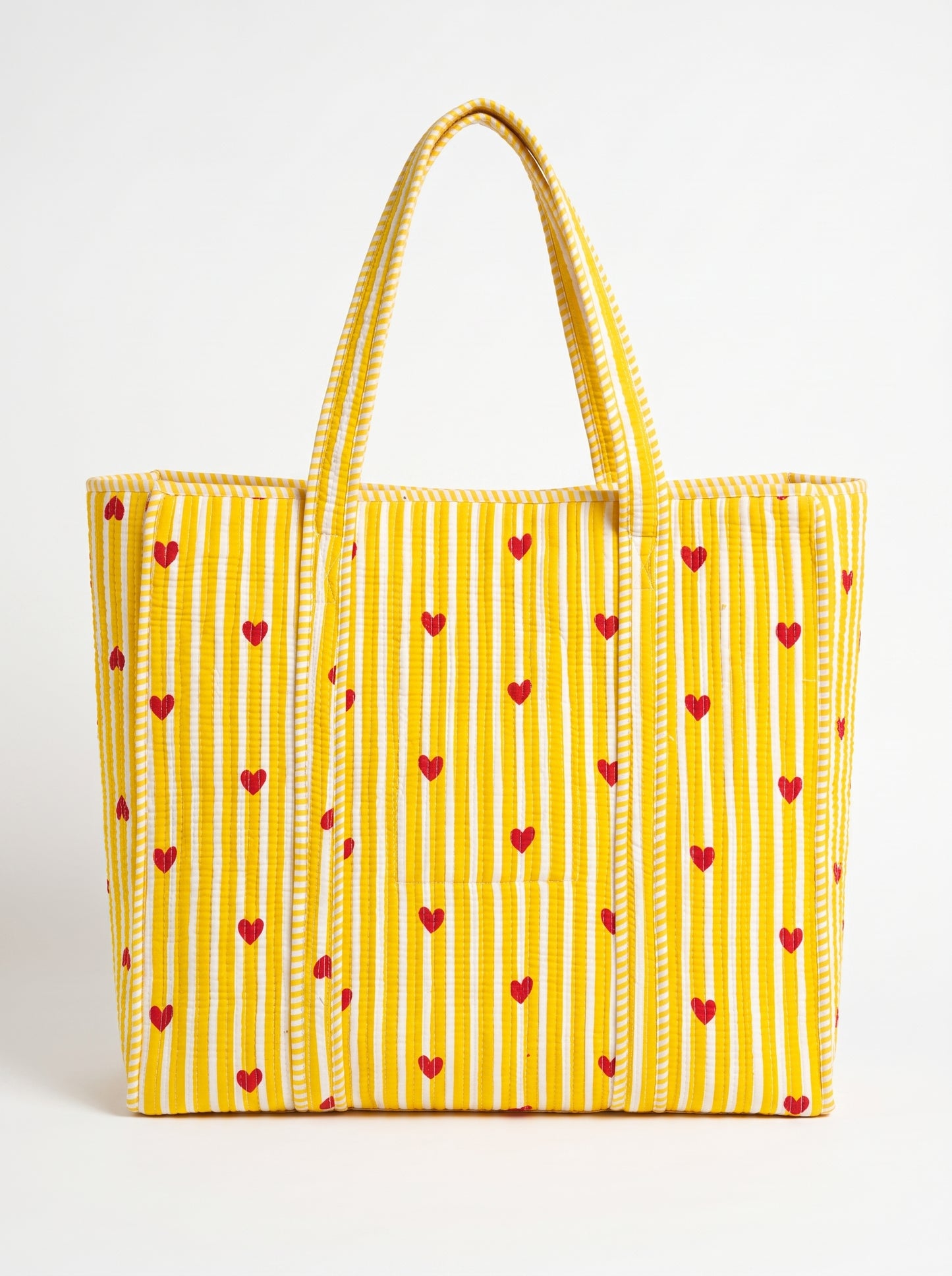 Cute Yellow Heart – Wander Tote Bag 18x18