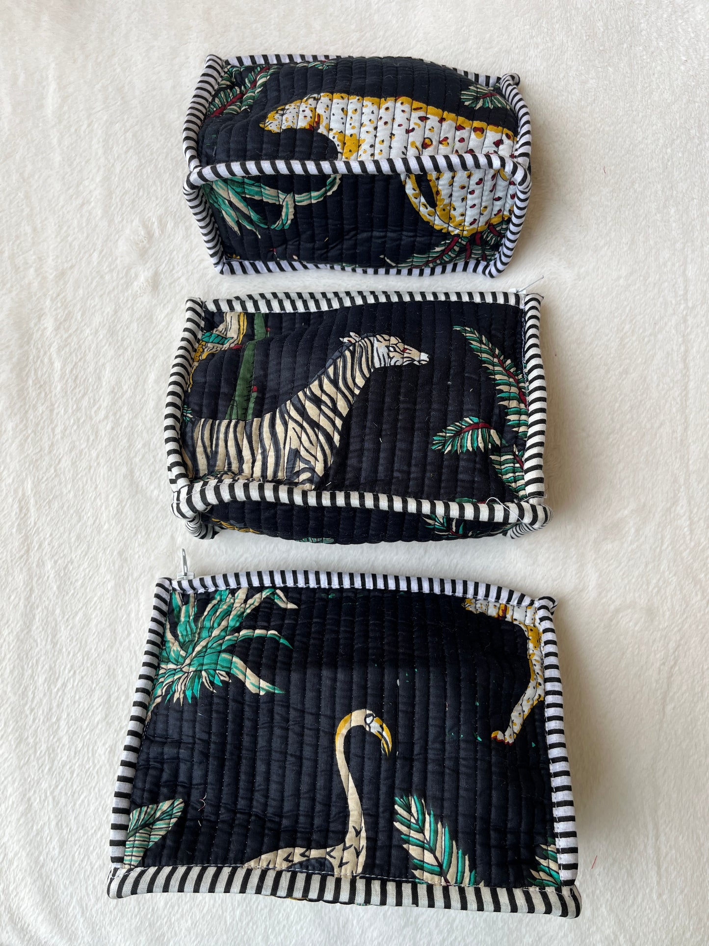 Black Safari Pyramid – Utility Pouch Pack of 3