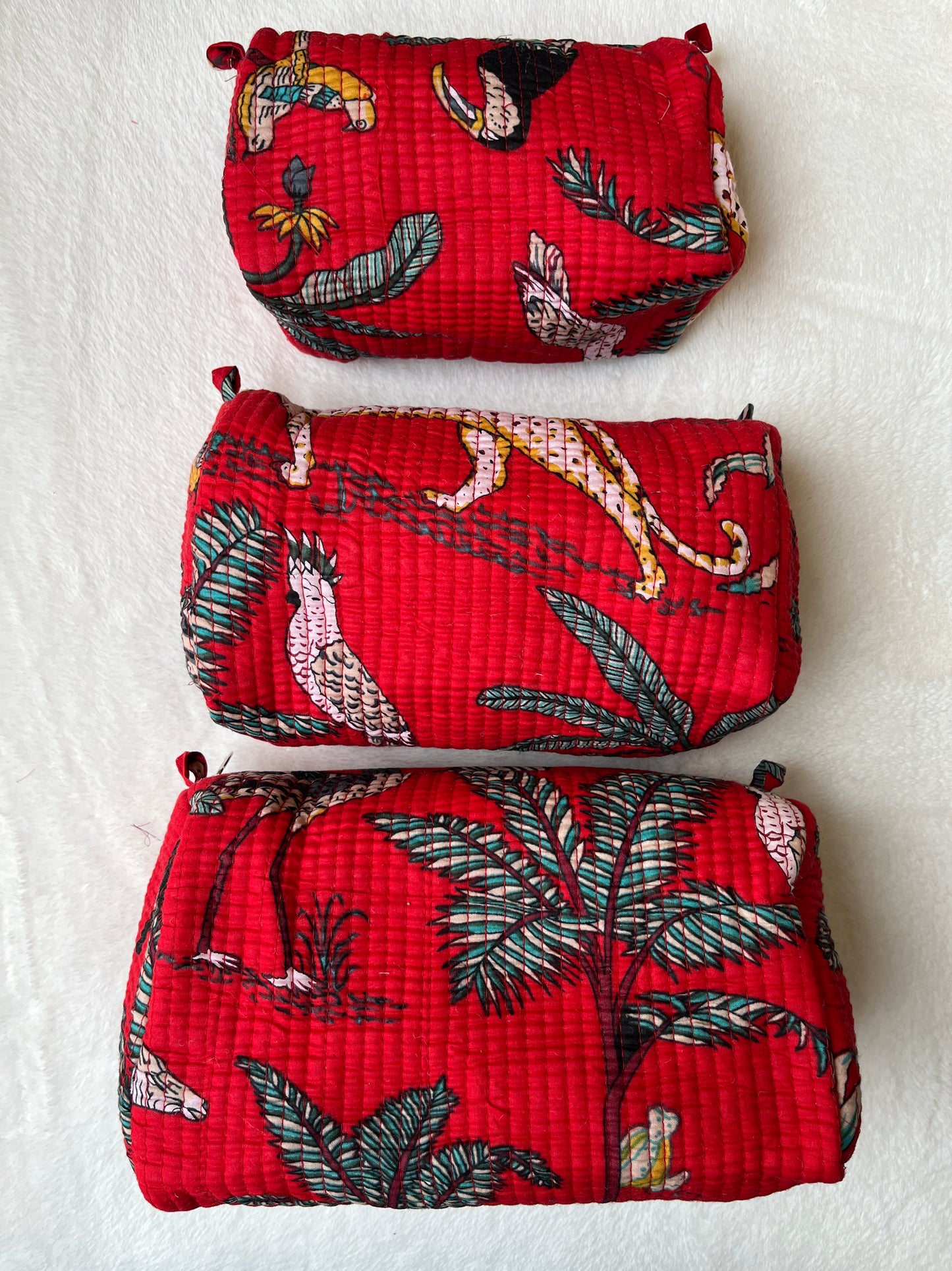 Red Safari – Utility Pouch Pack of 3