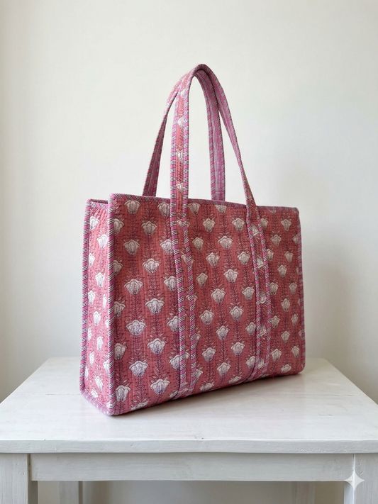 Lotus Pink Blush – Muse Tote Bag 16X16