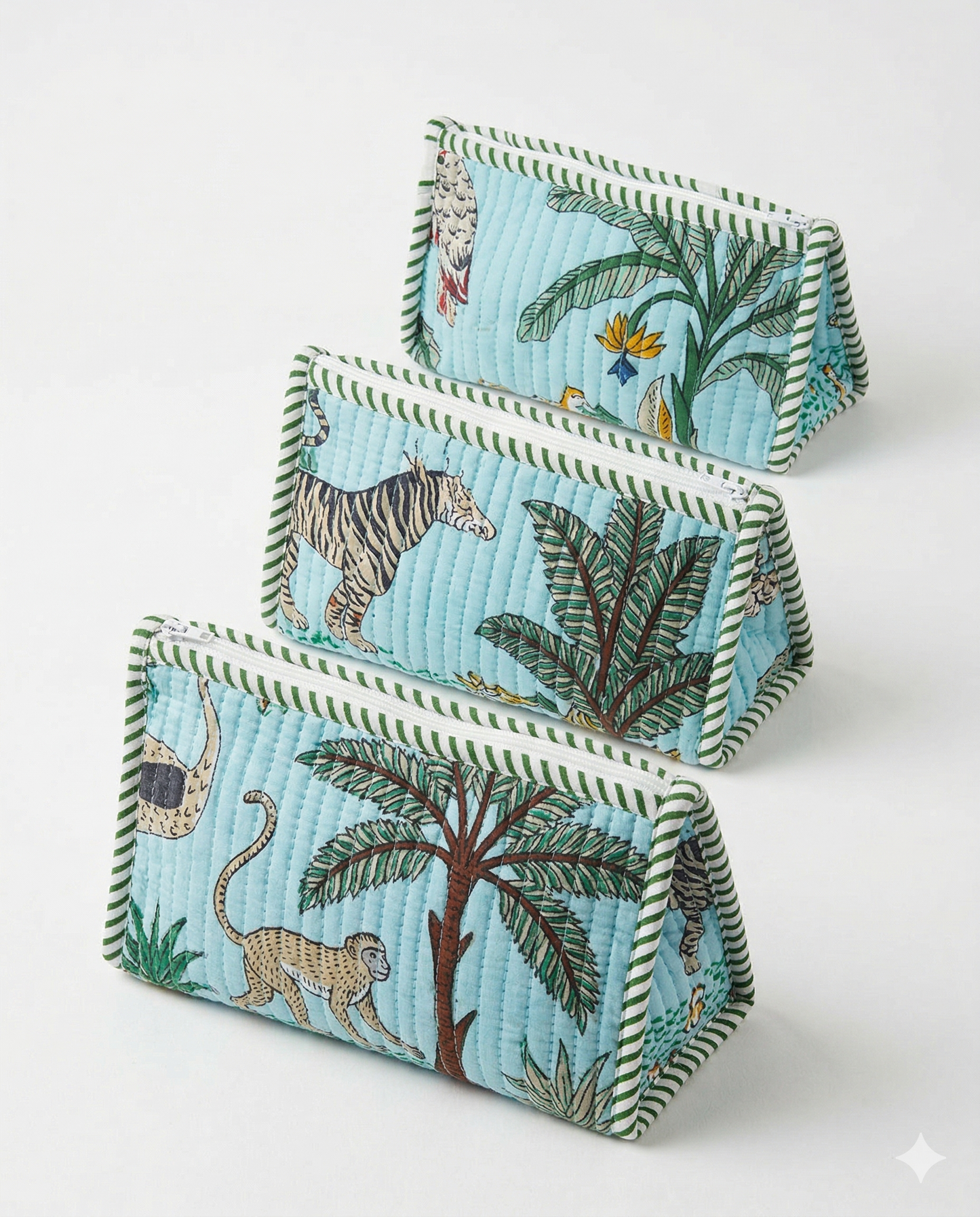 Blue Safari Pyramid – Utility Pouch Pack of 3