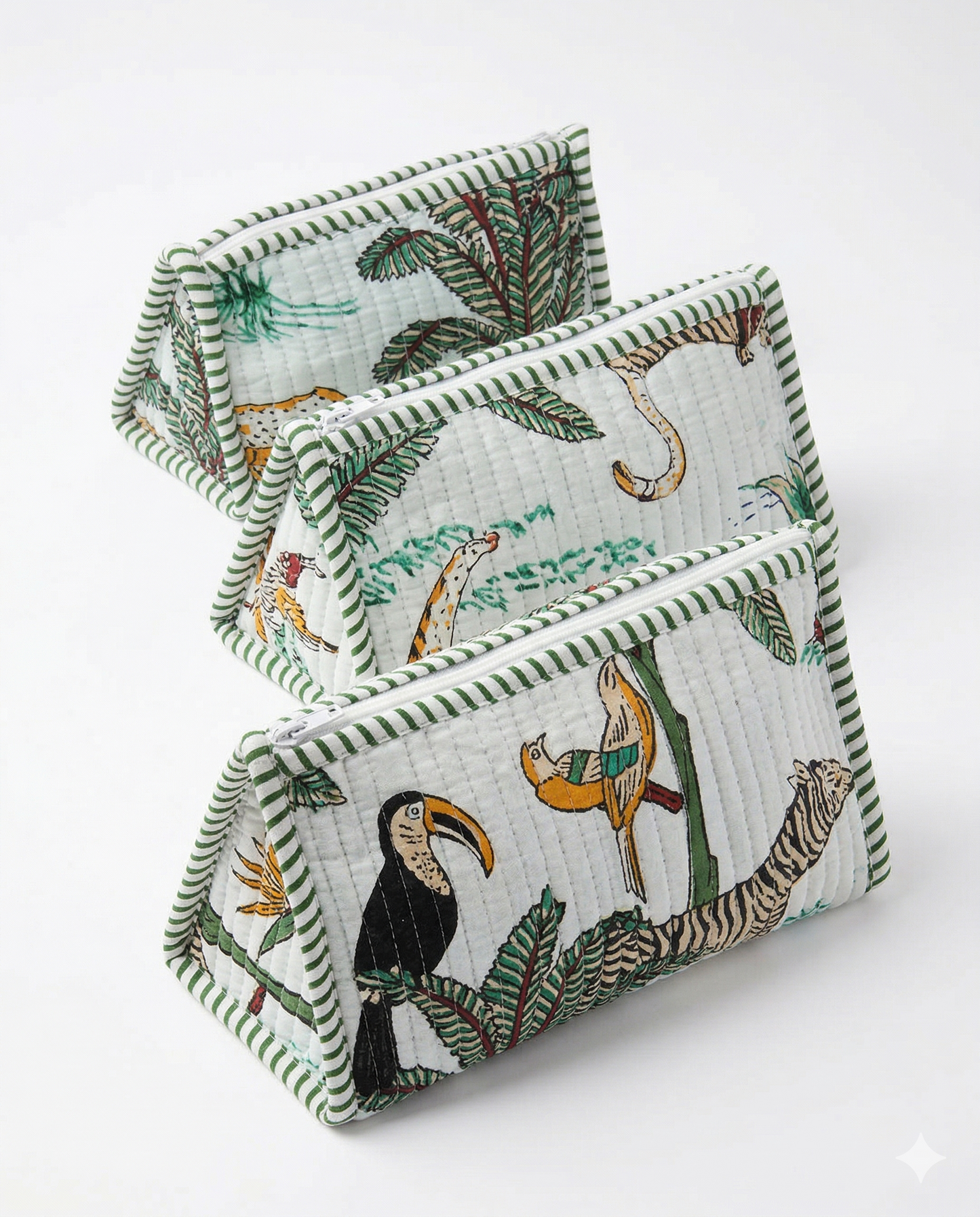 White Safari Pyramid– Utility Pouch Pack of 3