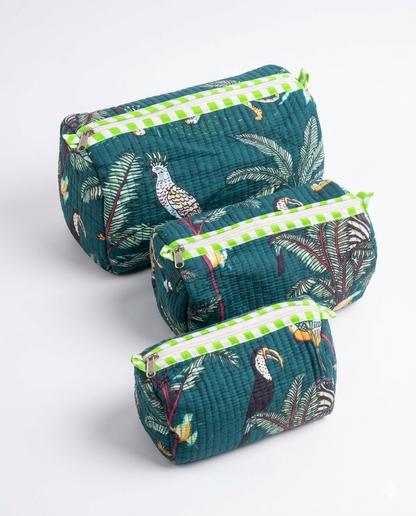 Teal Safari – Utility Pouch Pack of 3