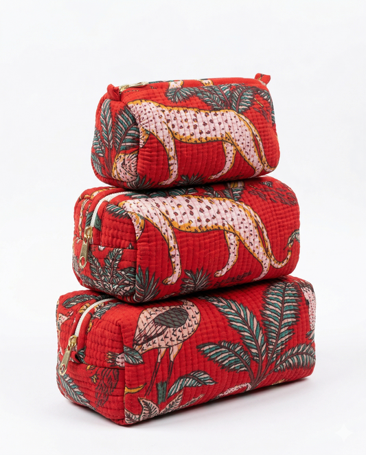 Red Safari – Utility Pouch Pack of 3