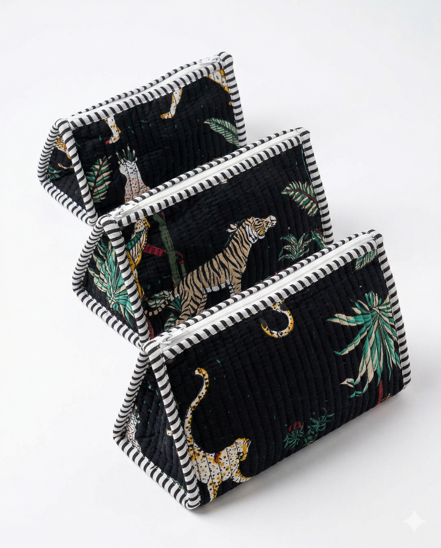 Black Safari Pyramid – Utility Pouch Pack of 3
