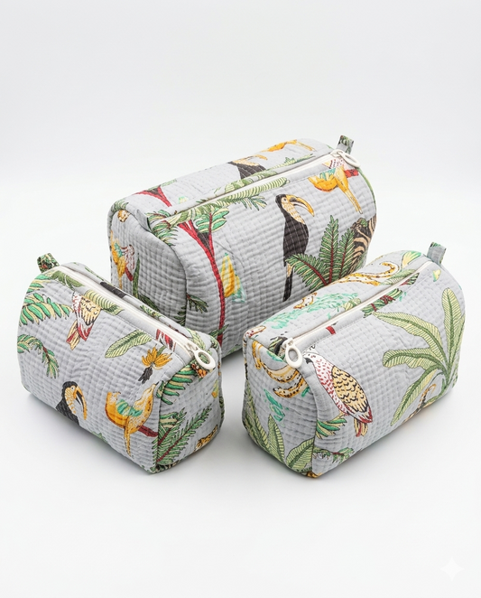 Powder Blue Safari – Utility Pouch Pack of 3