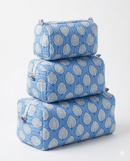 Pastel Blue – Utility Pouch Pack of 3