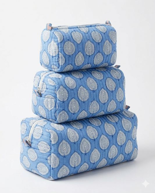 Pastel Blue – Utility Pouch Pack of 3
