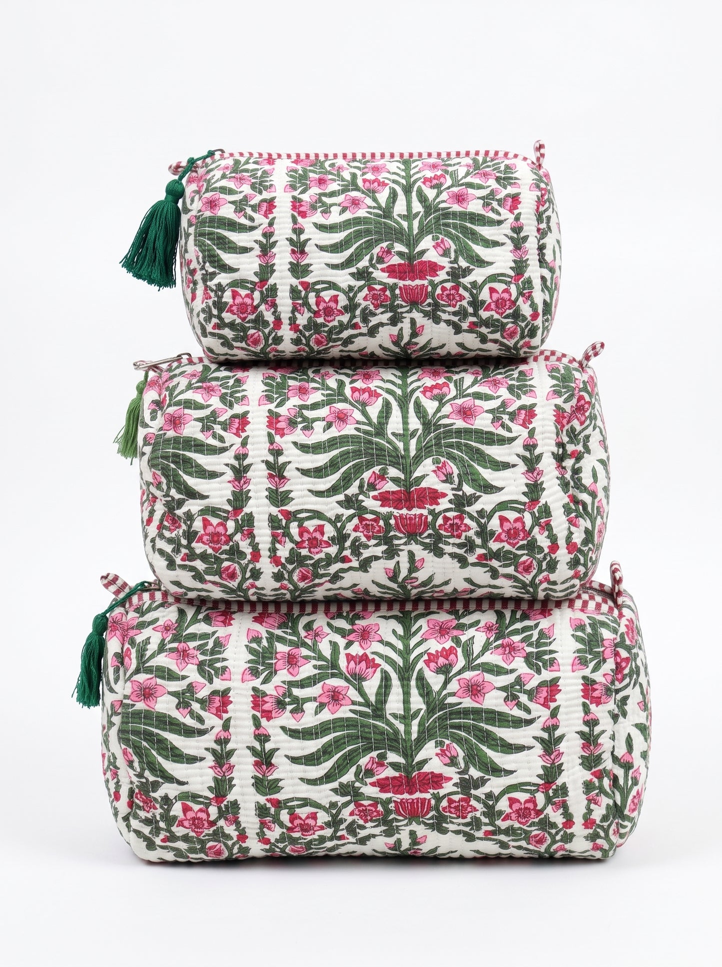 White Floral Dream – Utility Pouch Pack of 3
