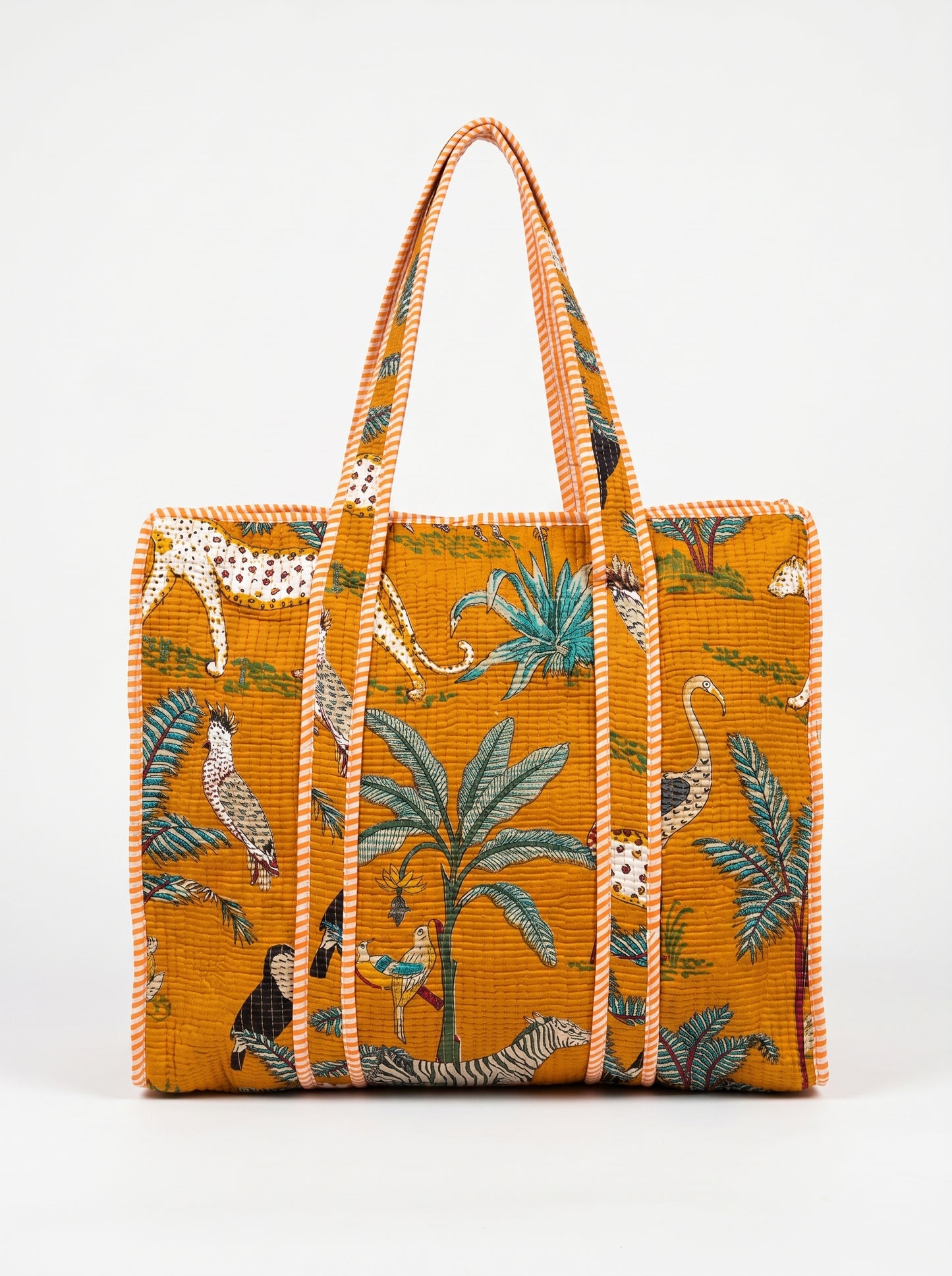 Orange Safari – Wander Tote Bag 18x18