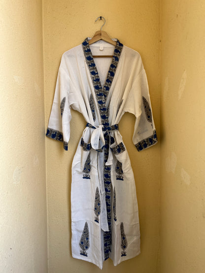 Floral 104 Bathrobe – Luxury Spa Robe