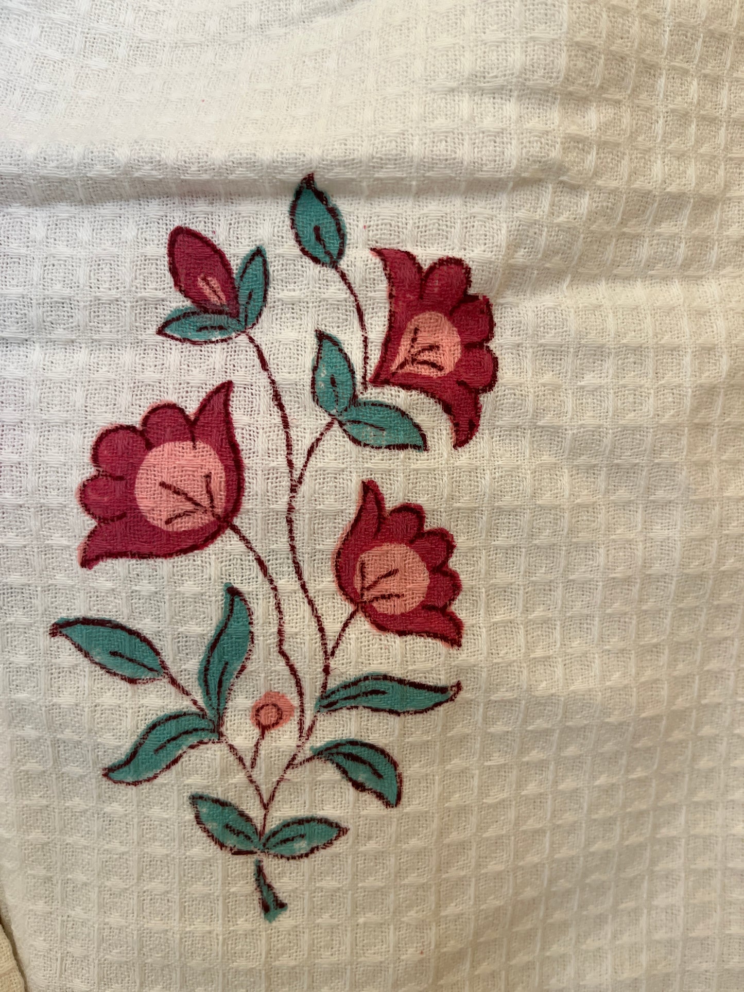 Floral 101 Waffle Bathrobe – Luxury Spa Robe