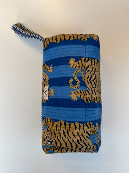Tiger Blue Stripes – Tibetan Hair Styler Travel bag