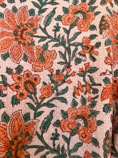 Floral 1013 Waffle Bathrobe – Luxury Spa Robe