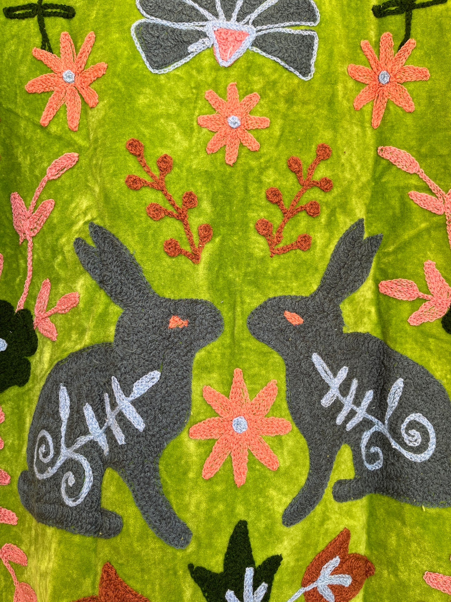 Women's 1030 Suzani Reversible Cotton Jacket – Artistic Embroidered Statement Jacket