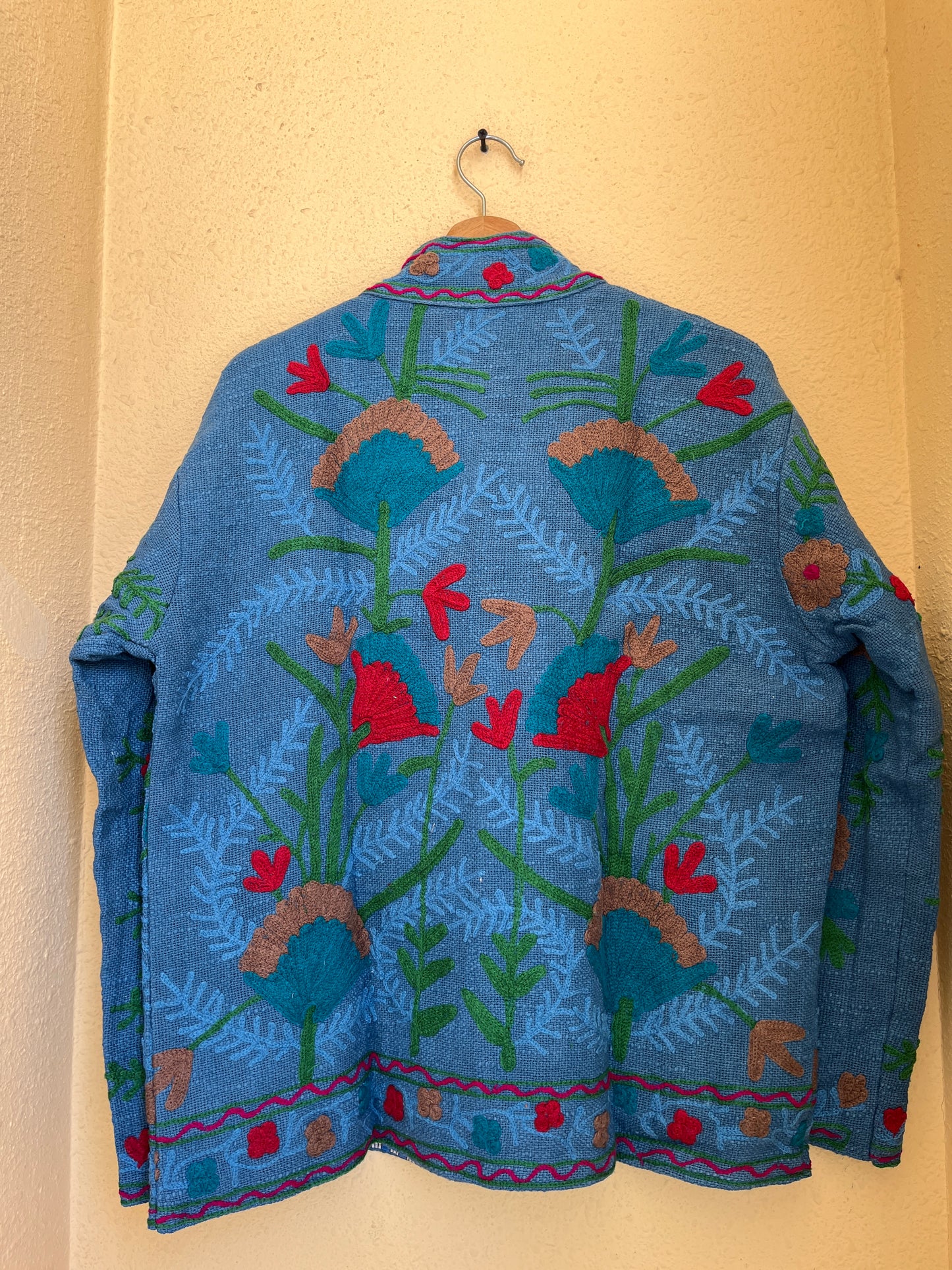 Women's 1061 Suzani Reversible Cotton Jacket – Artistic Embroidered Statement Jacket