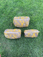 Golden Bloom – Utility Pouch Pack of 3