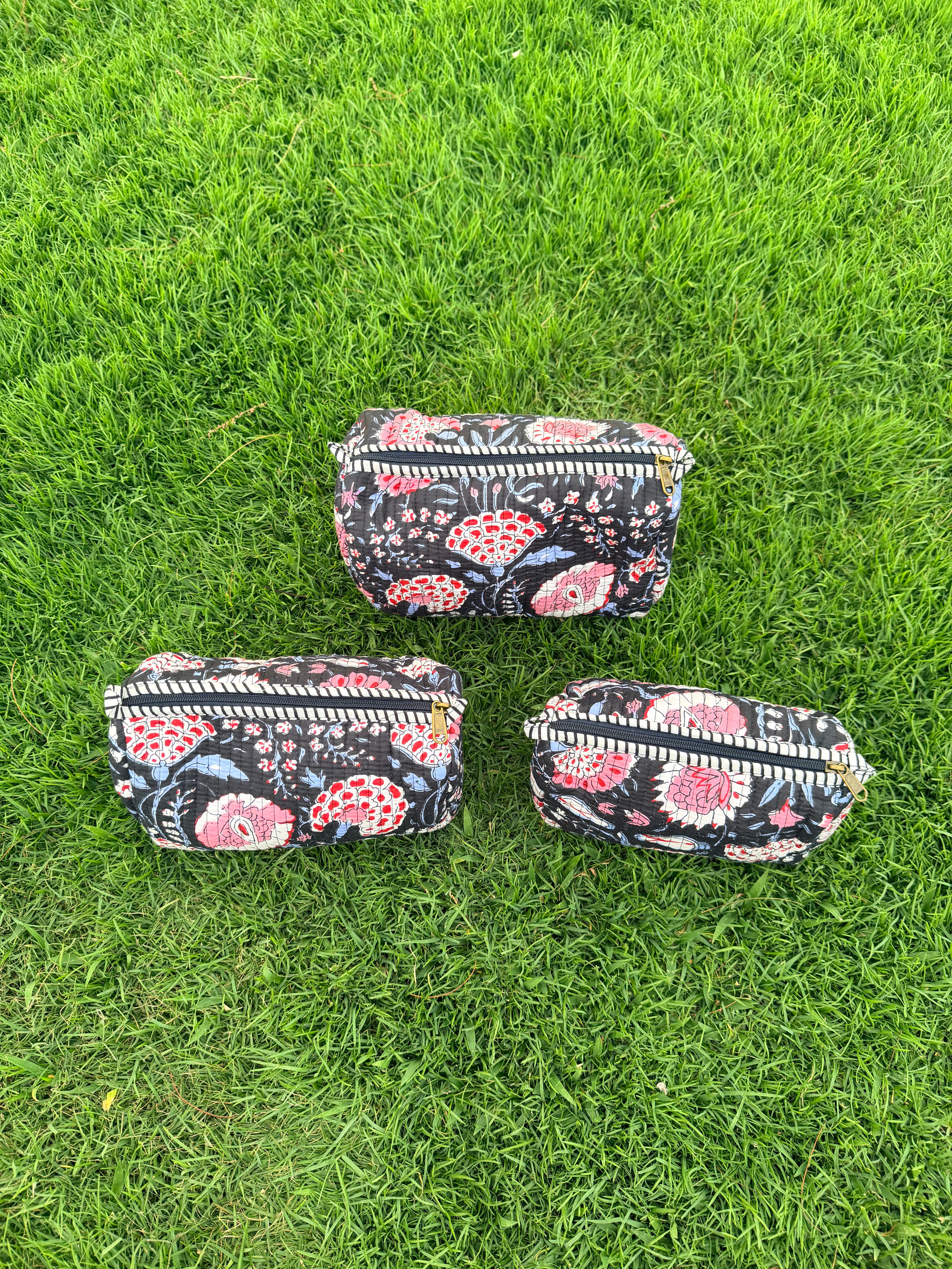 Midnight Rose – Utility Pouch Pack of 3