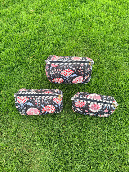 Midnight Black Rose – Utility Pouch Pack of 3