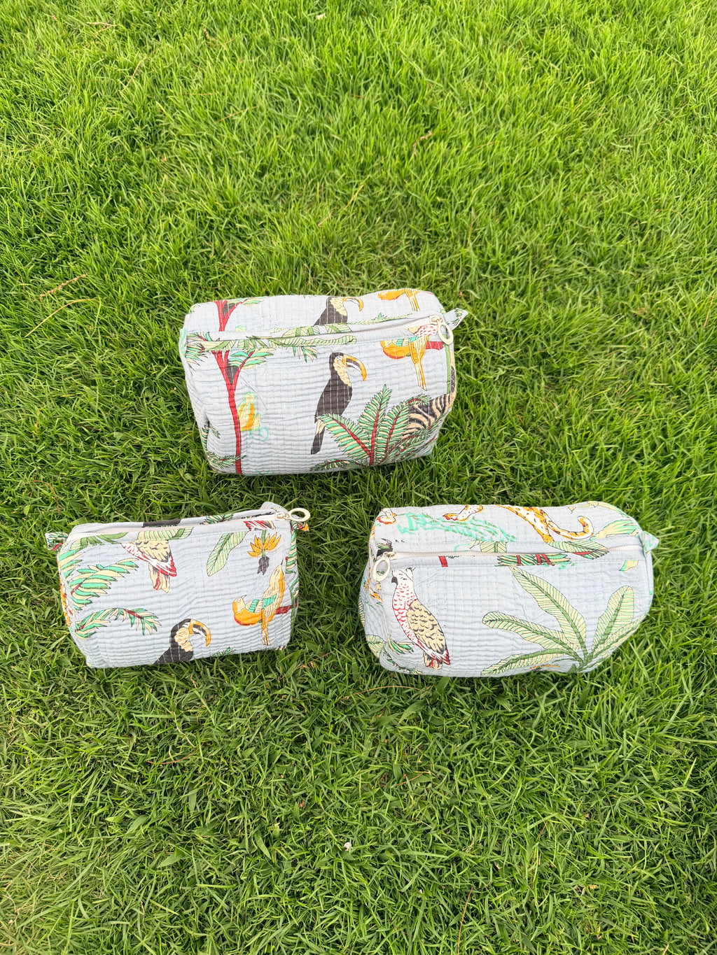 Powder Blue Safari – Utility Pouch Pack of 3