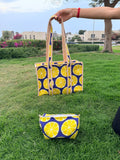 Zesty Lemonade – Quilted Tote & Pouch Set