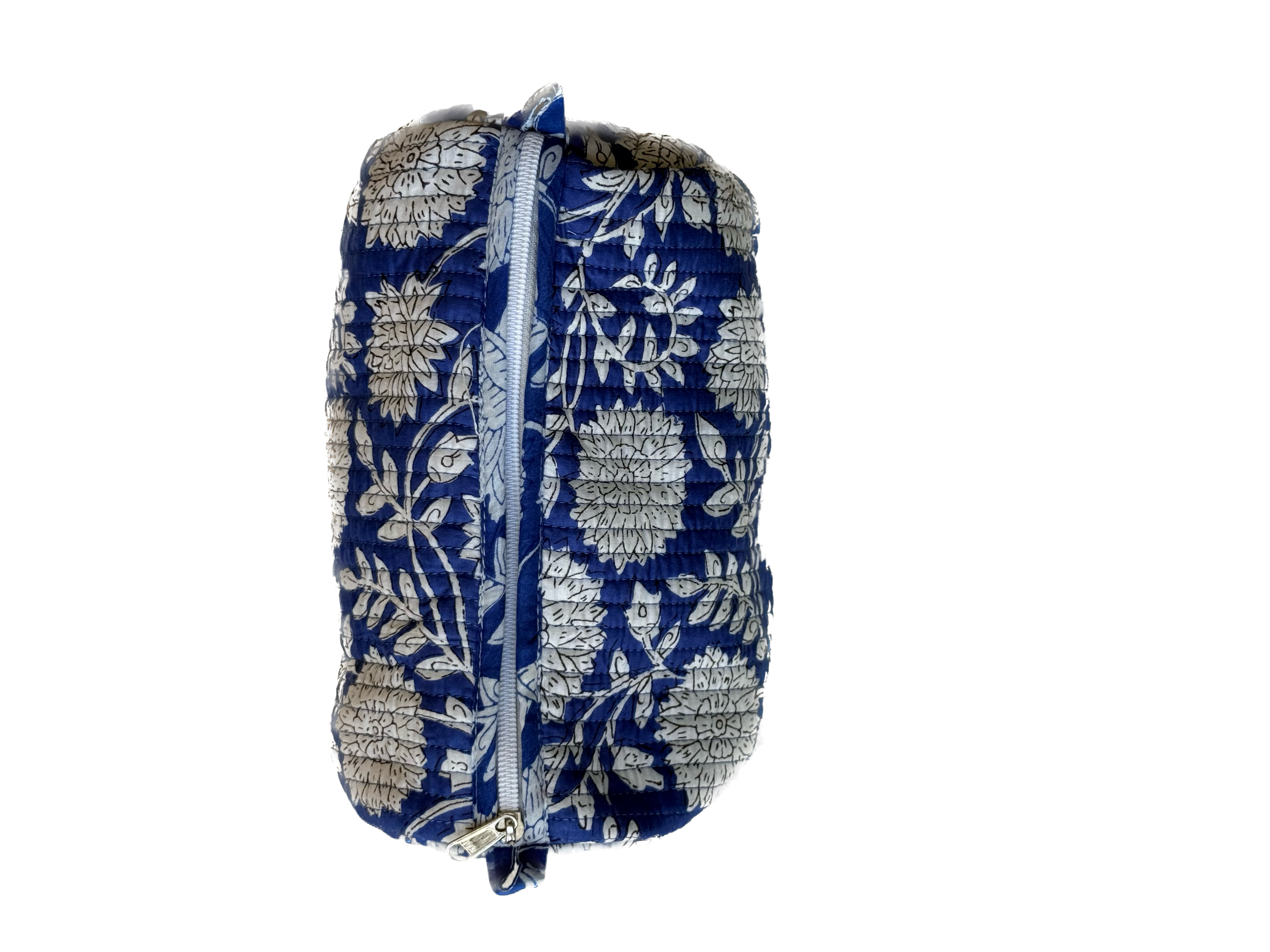 Blue Floral – Quilted Utility Pouch Pack of 3