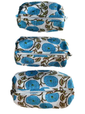 Blue Blossom – Quilted Utility Pouch Pack of 3