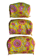 Sunflower Style – Quilted Utility Pouch Pack of 3