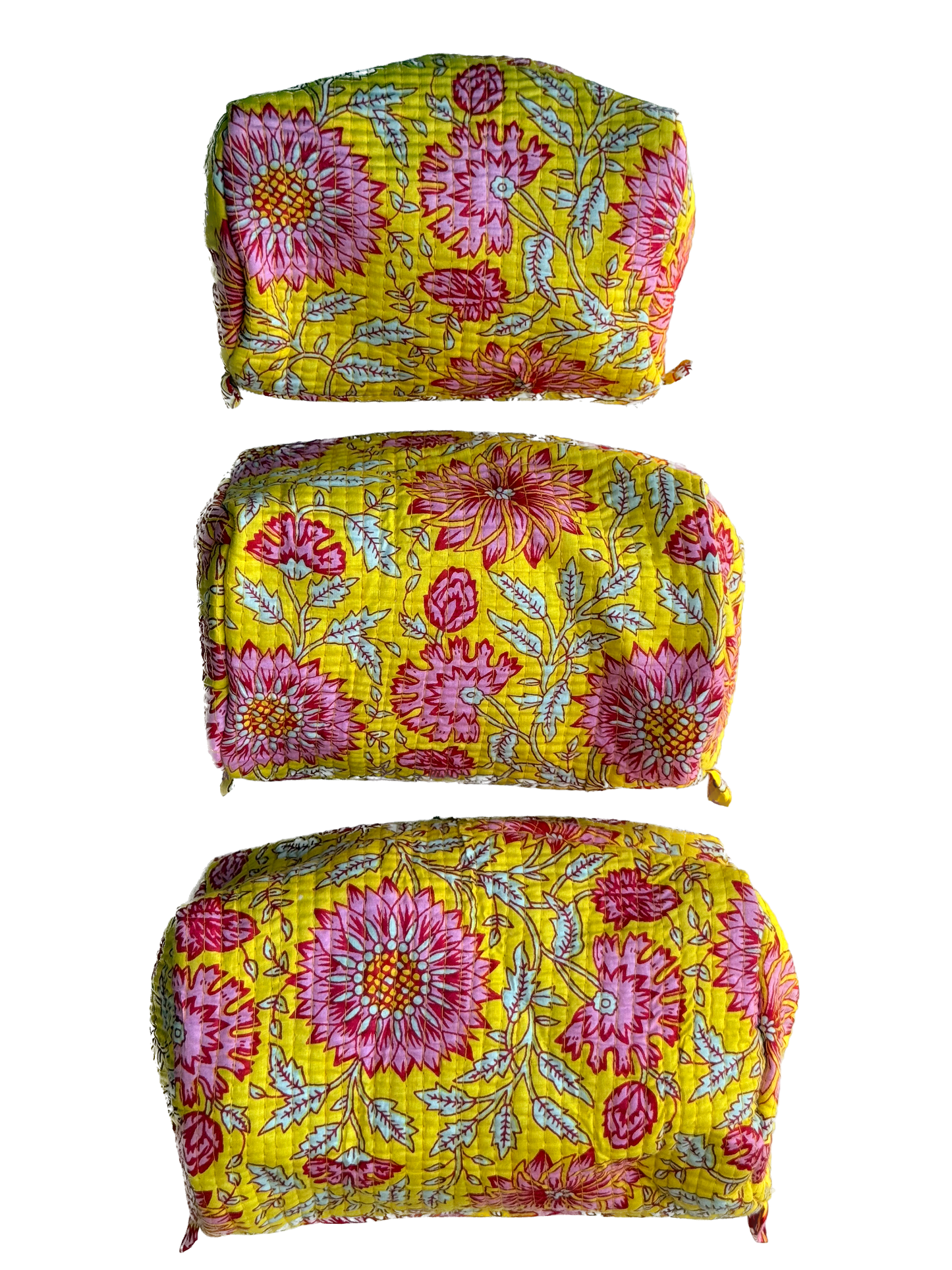 Sunflower Yellow – Utility Pouch Pack of 3