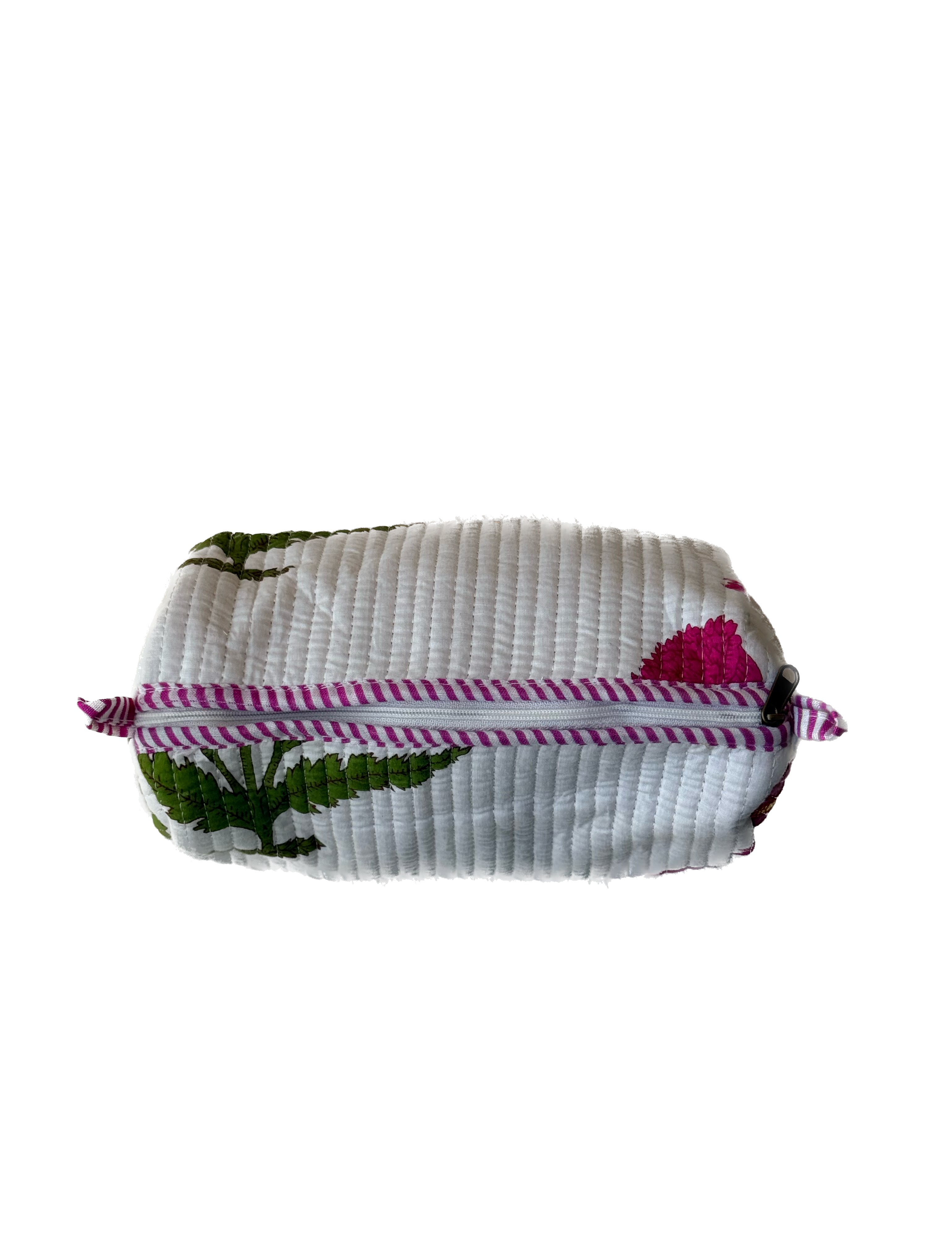 White pink floral – Quilted Utility Pouch Pack of 3