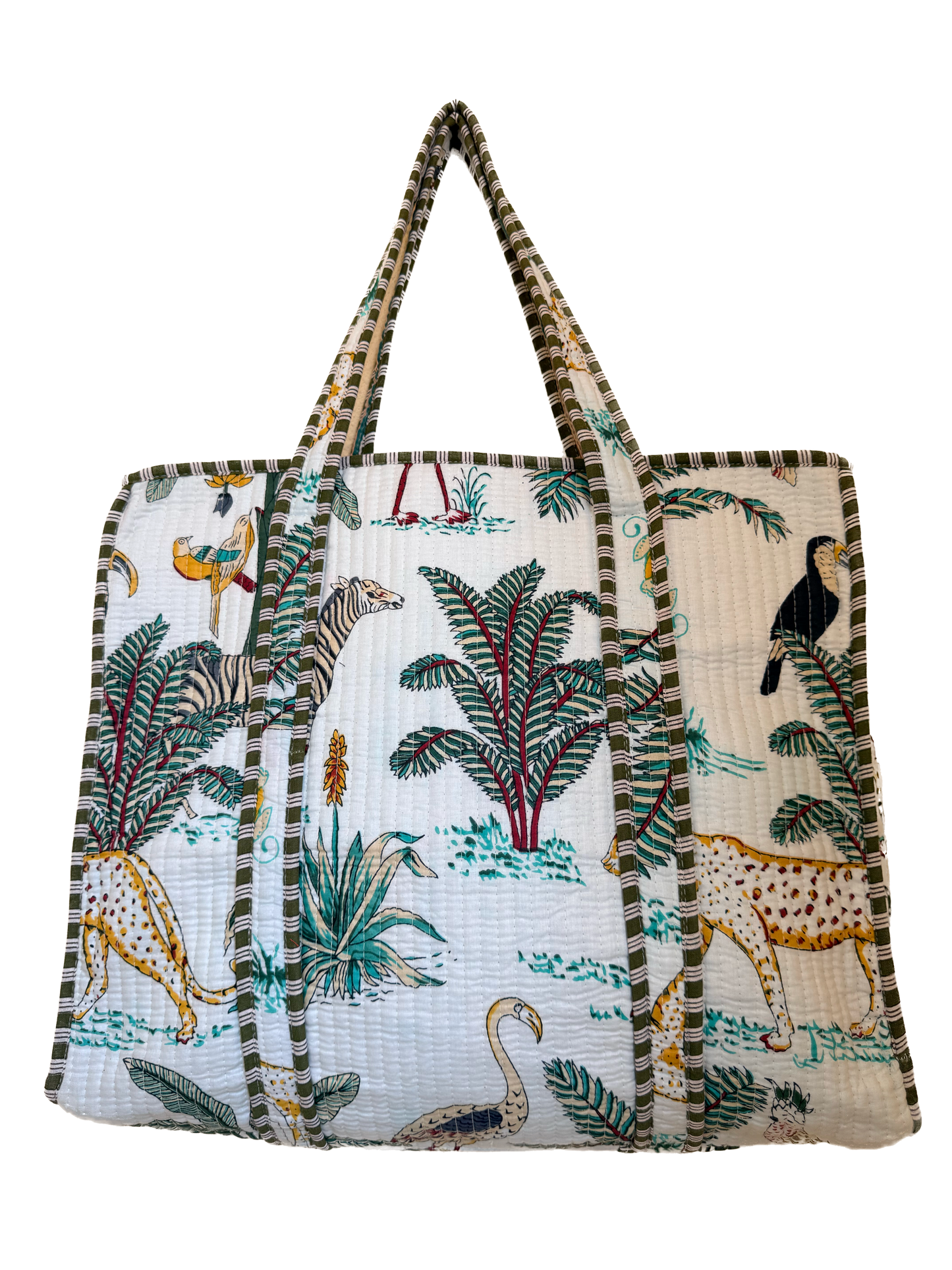 White Safari – Wander Tote Bag 18x18