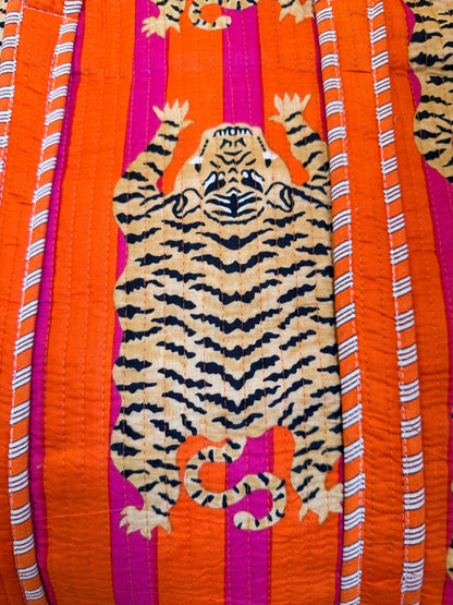 Tiger Orange Tango – Wander Tote Bag  18x18