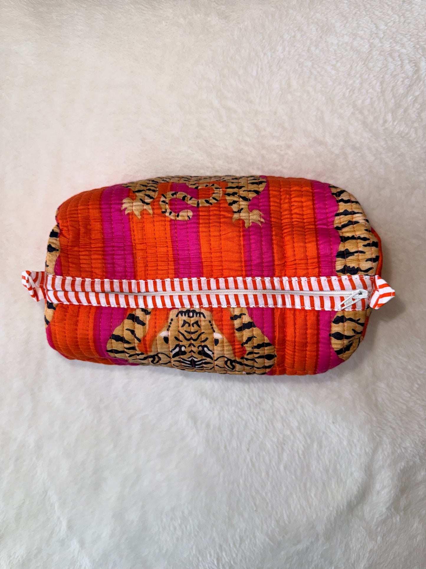 Tiger Tango – Quilted Utility Pouch