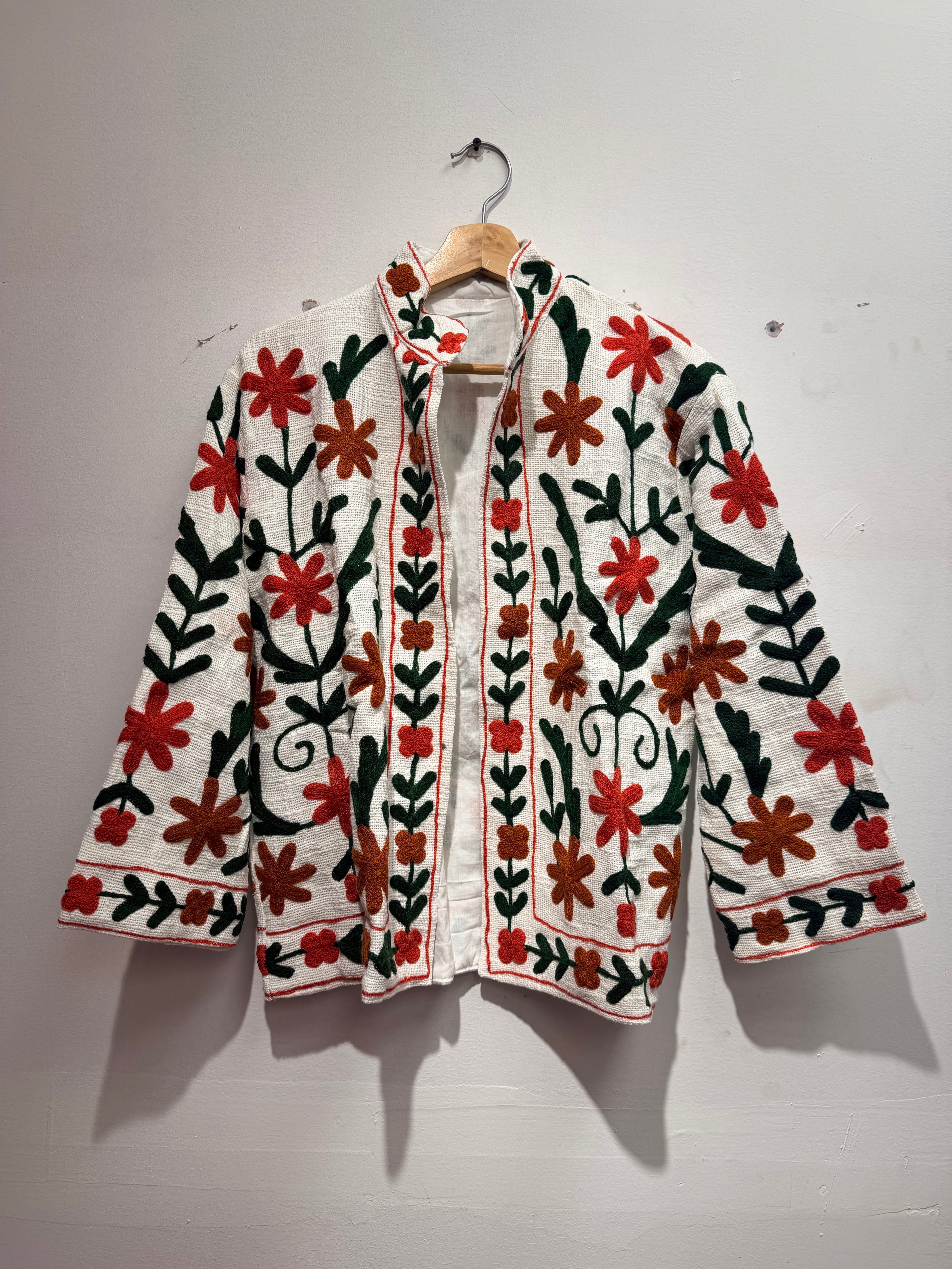 Women's Lamp in Dark 1010 Suzani Reversible Cotton Jacket