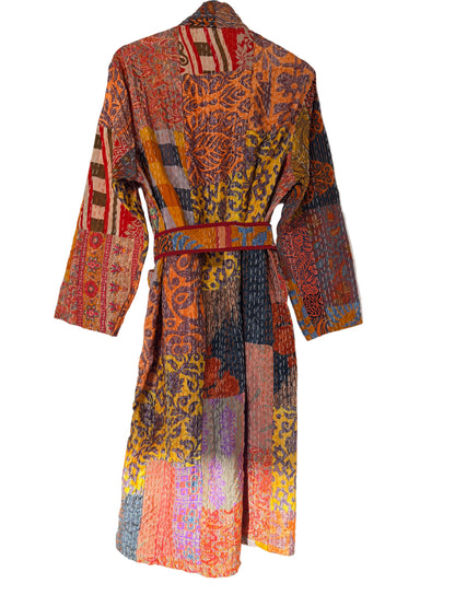 Luxe 108 – Women’s Handcrafted Kantha Cotton Kimono