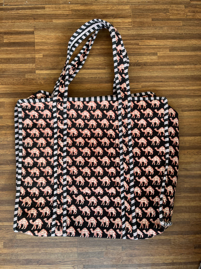 Camel – Wander Tote Bag 18x18
