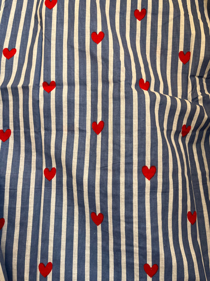 Blueberry Love Cotton Night Suit Set – Elegant Two Piece Pajama Set description