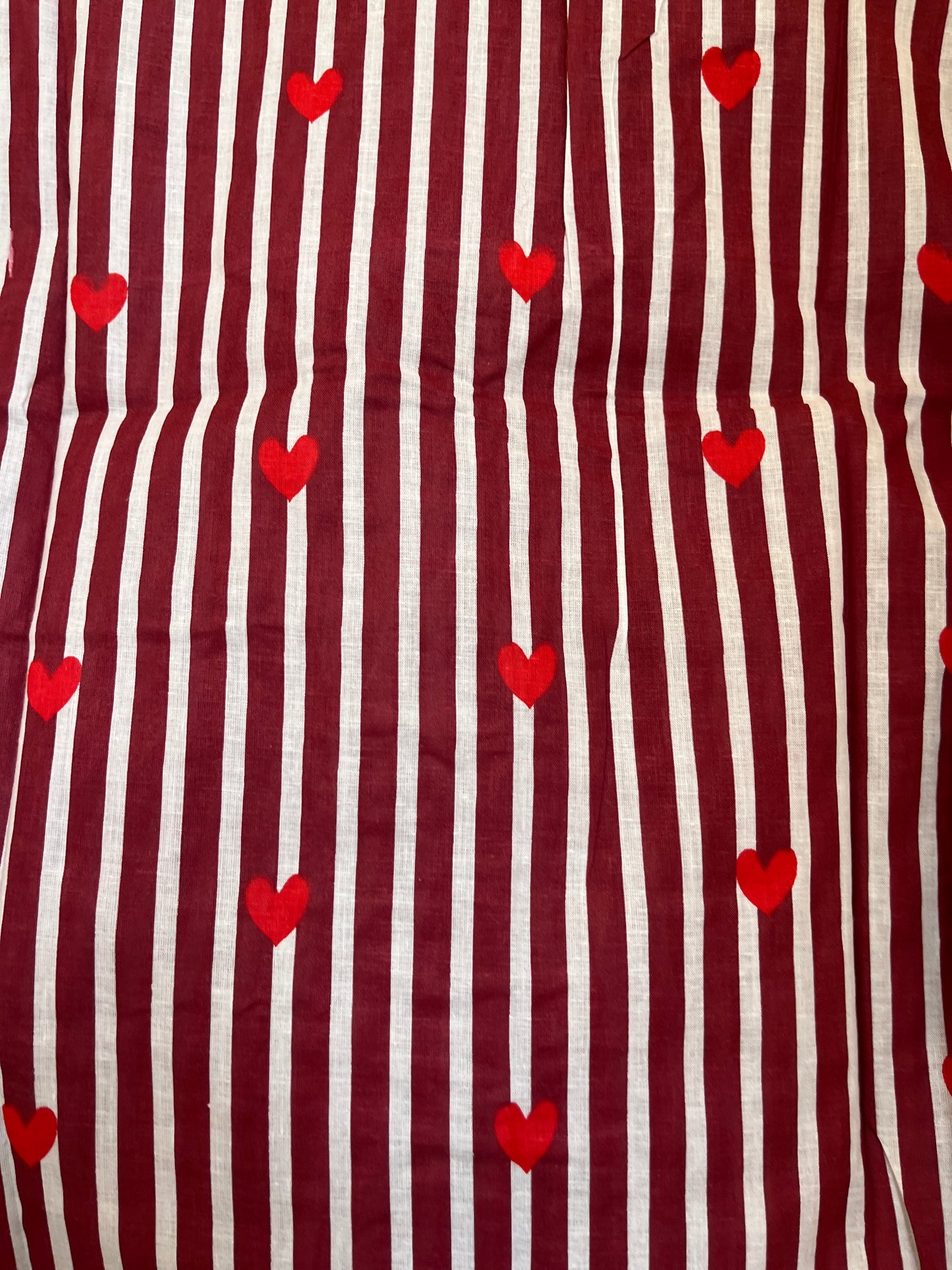 Red Velvet Heart - Cotton Night Suit Set – Elegant Two Piece Pajama Set description