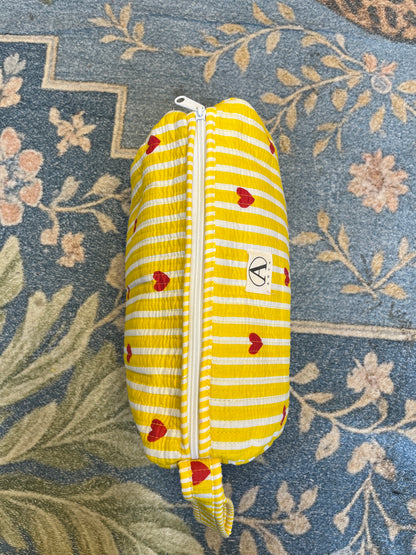 Yellow heart – Hair Styler Travel bag