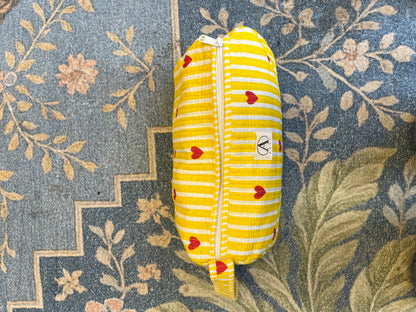 Yellow heart – Hair Styler Travel bag
