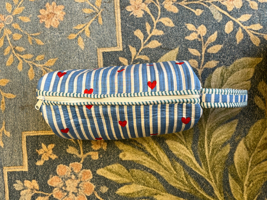 Blue heart – Hair Styler Travel bag