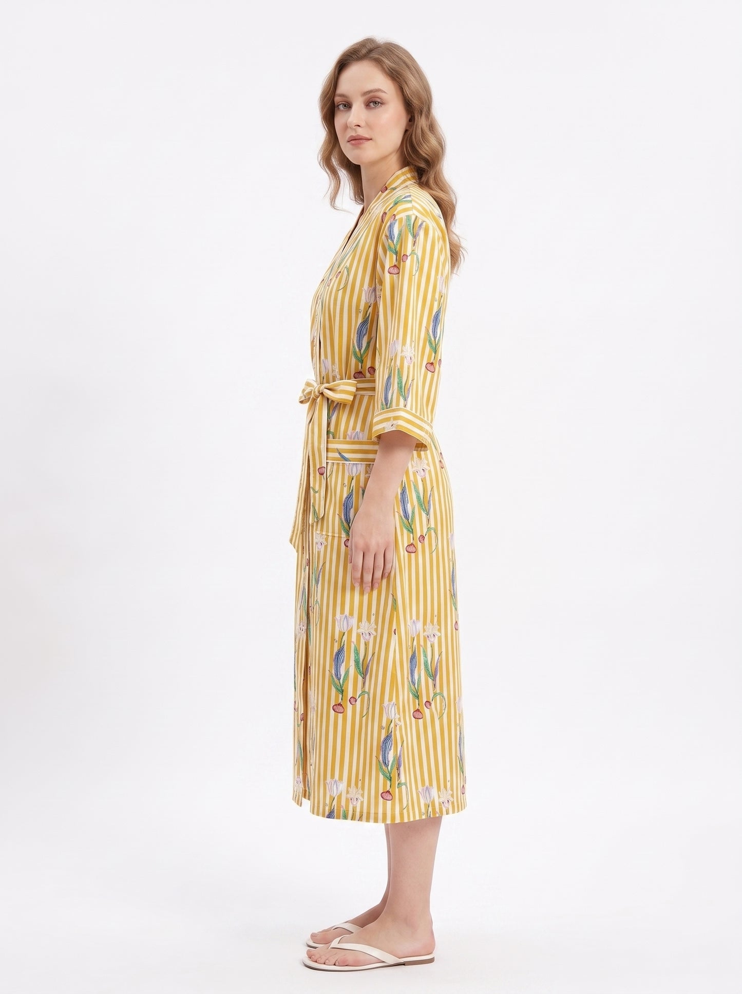 Blue Heart Riot Women's Cotton Kimono | 3/4 Sleeves