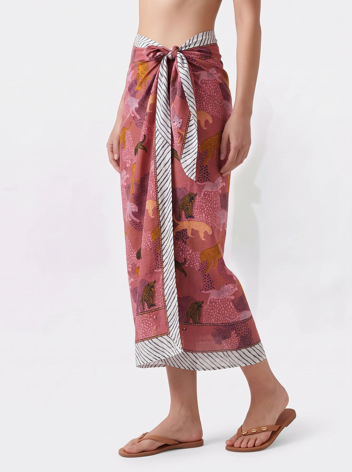 Tropical Plum Crush Sarong - Beach Cover