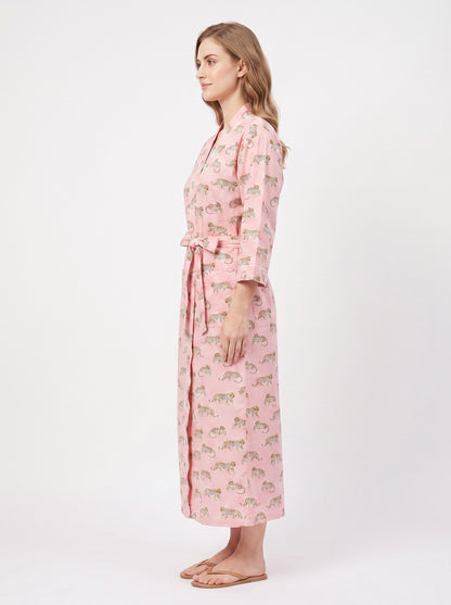 Mini Tiger Riot Women's Cotton Kimono | 3/4 Sleeves