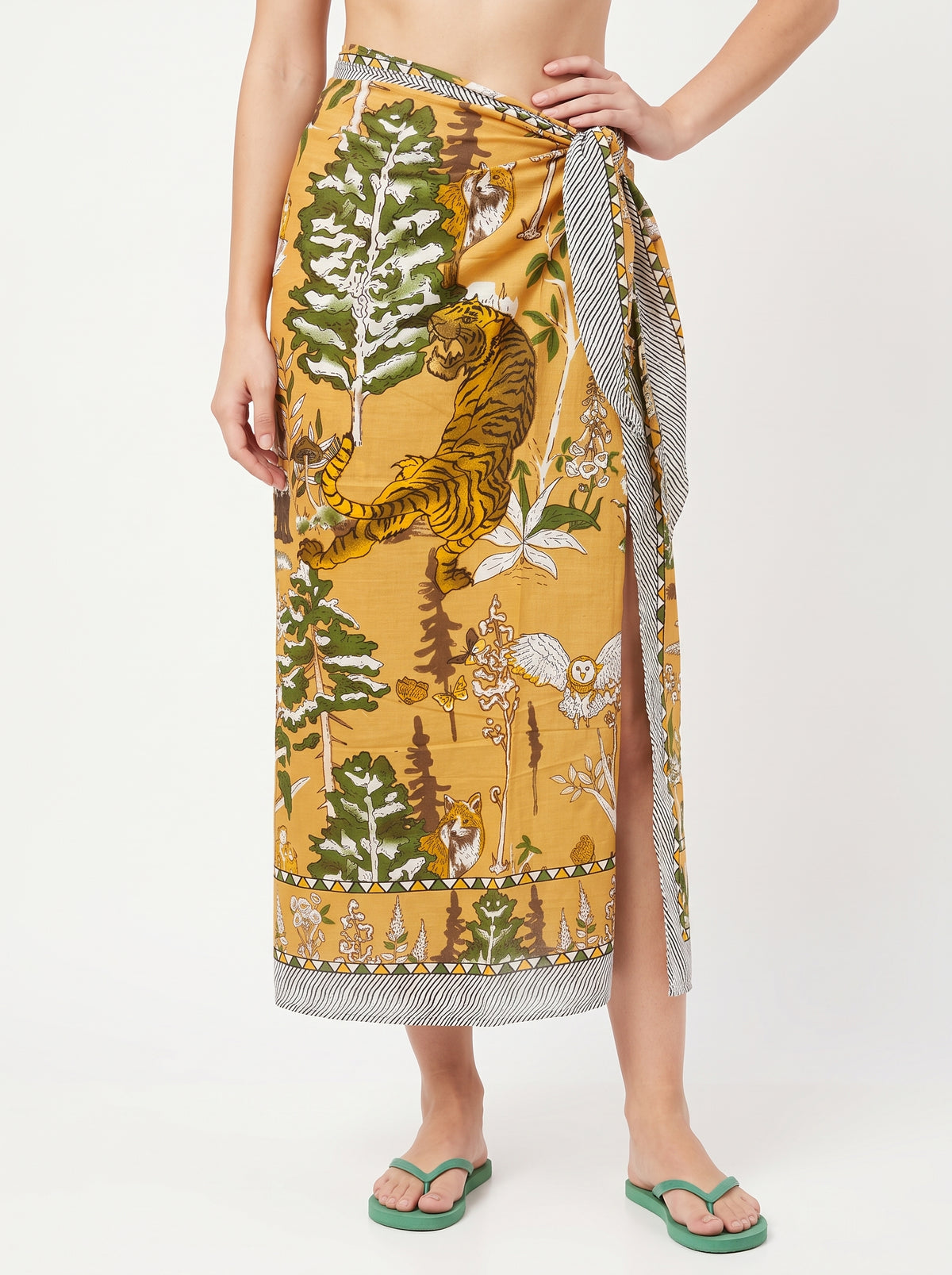 Yellow Chime Sarong - Beach Cover