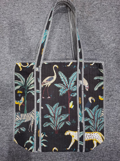 Black Safari – Wander Tote Bag 18x18