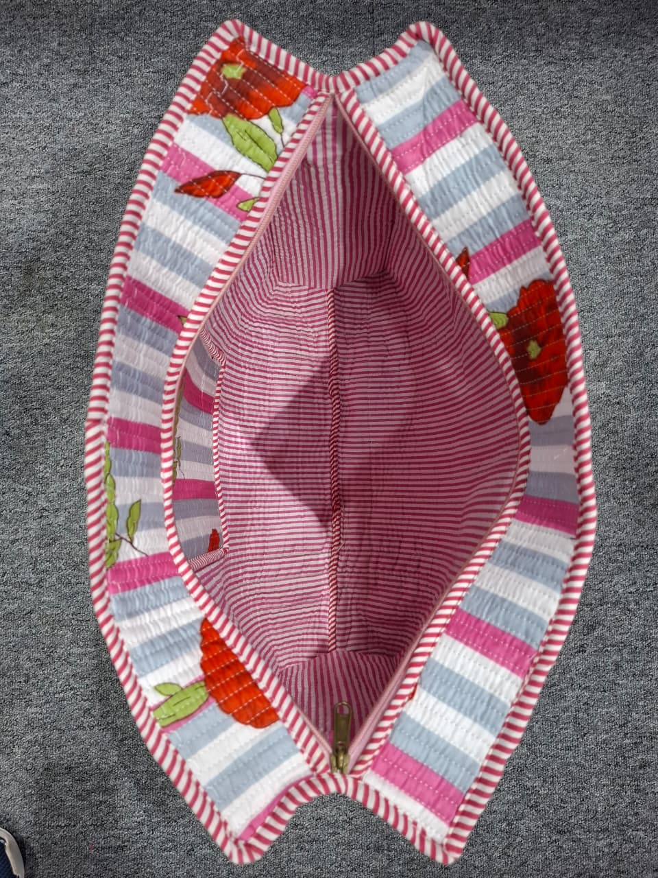 Pink Stripes Sunshine – Wander Tote Bag 18x18
