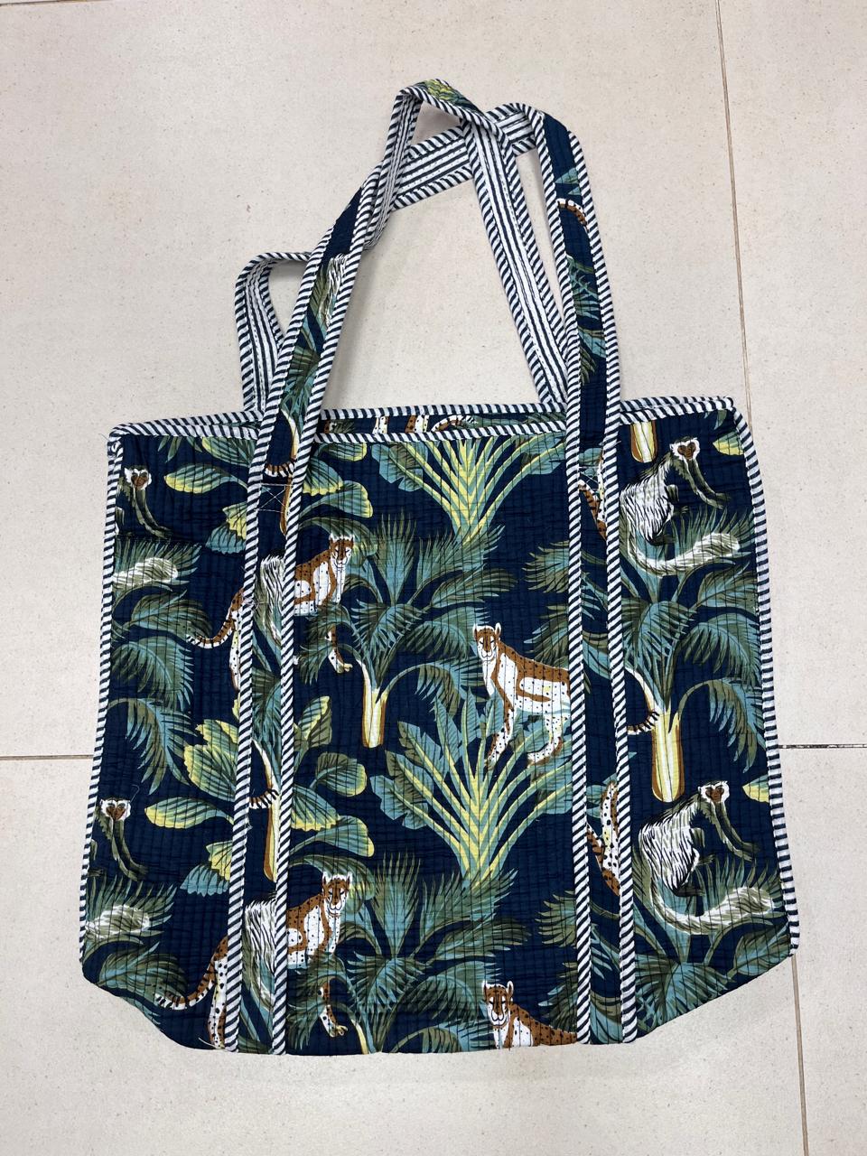 Navy Blue Tote Bag