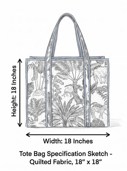 Baby Pink heart – Wander Tote Bag 18x18